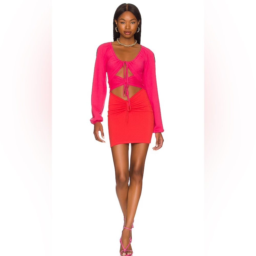 Zowie Drawcord Mini Dress by Lovers and Friends